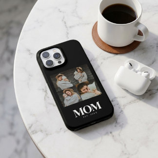 Mum Established White Typography 3 Photo iPhone 16 Pro Max Case