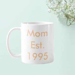 Mum Established Year Personalised Coffee Mug