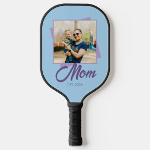 Mum Established Year with Photo Pickleball Paddle