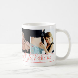 Mum Everyone Wants Trendy Coral Quote 3 Photo Coffee Mug