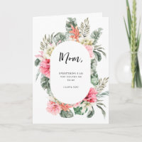 Mum Everything I Am | Floral Mother's Day
