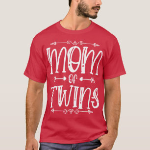 Mum Family Mothers Day Baby Twin Parents T-Shirt