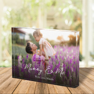 Mum Family Quote Photo Typography Script Block