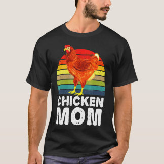 Mum Farmer Chicken   T-Shirt