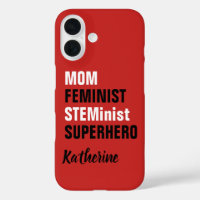 Mum Feminist STEM Superhero Name Template