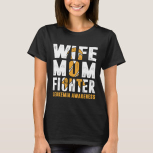 Mum Fighter Leukaemia Awareness T-Shirt