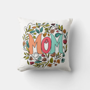 Mum Floral Pillow