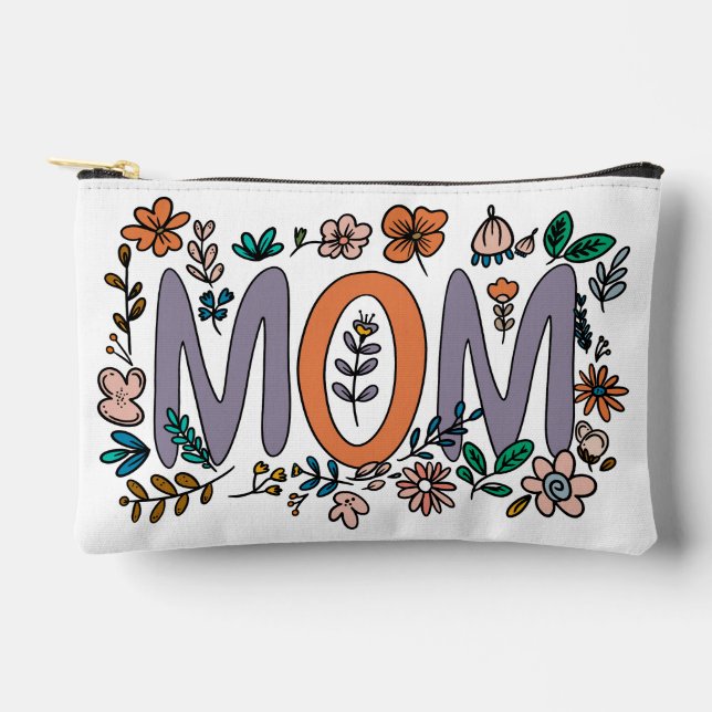 Mum Floral Print Cut Sew Bag (Front)