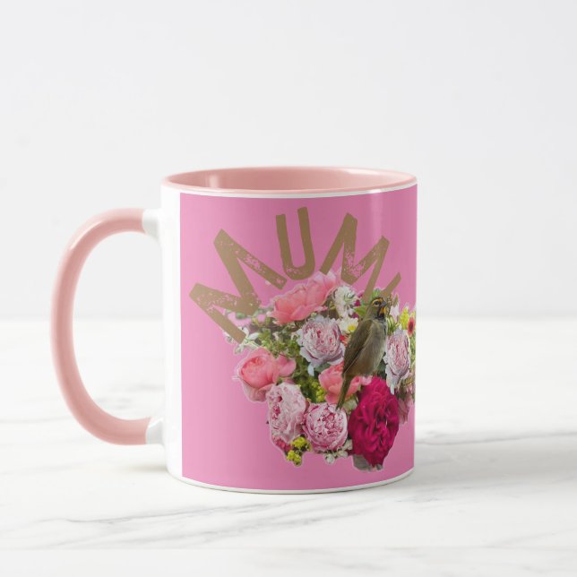 Mum! Flowers Mug (Left)