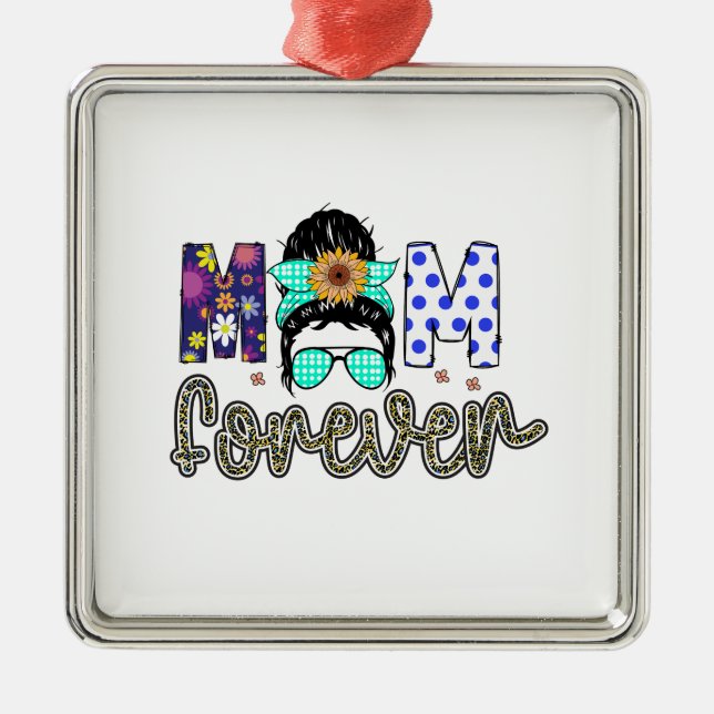 Mum Forever Metal Tree Decoration (Front)
