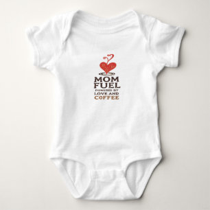 Mum Fuel – Powered by Love (and Coffee) Baby Bodysuit