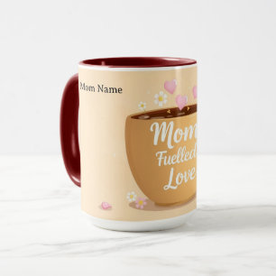 Mum Fuelled By Love And Coffee Premium Mug