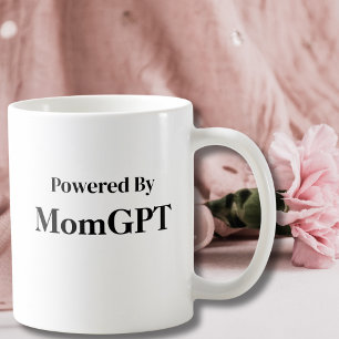 Mum Funny Birthday - Powered By MomGPT - Ai Joke Coffee Mug
