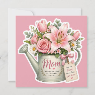 Mum Garden Flowers Save The Date