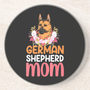 Mum German Shepard Shepherd Dog Coaster