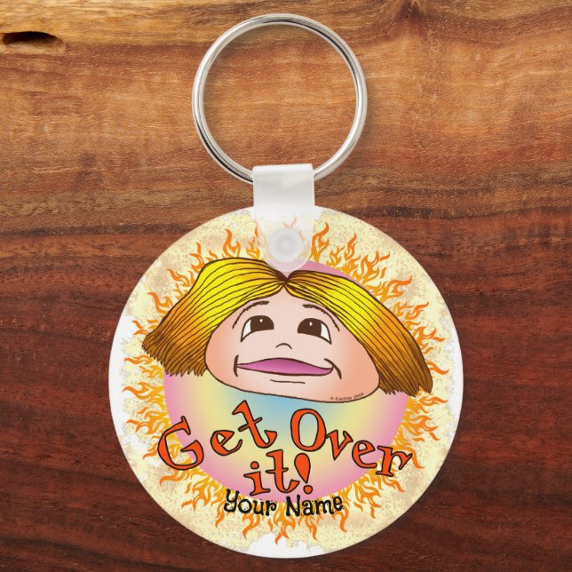 Mum Get Over It  Key Ring (Front)
