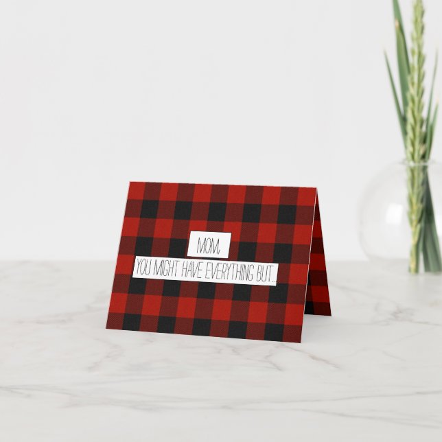 Mum Getting a Grandchild Christmas Pregnancy Announcement (Front)