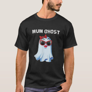 Mum Ghost Family Matching Halloween Costumes Outfi T-Shirt