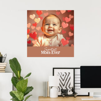 Mum Gift Add Photo and Text Poster