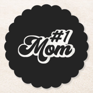 Mum Gifts for Women Heart Mother's Day Mum Paper Coaster