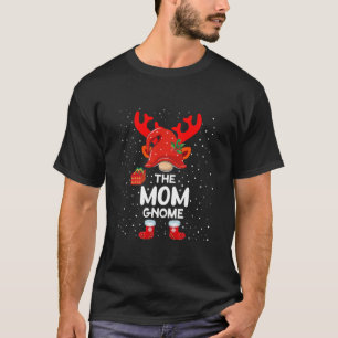 Mum Gnome Plaid Matching Family Christmas Pajama T T-Shirt