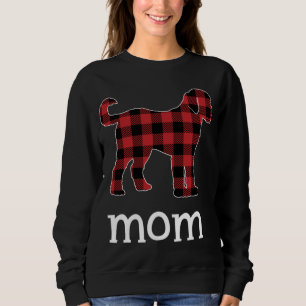 Mum Goldendoodle Red Plaid Christmas Matching Fami Sweatshirt