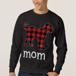 Mum Goldendoodle Red Plaid Christmas Matching Fami Sweatshirt