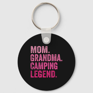Mum Grandma Camping Legend Funny Camper Mum Key Ring