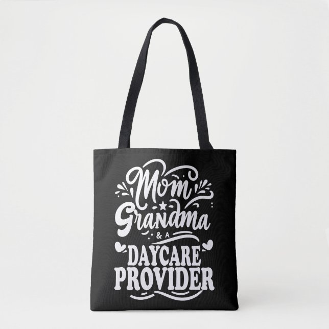 Mum Grandma Daycare Provider Tote Bag (Front)