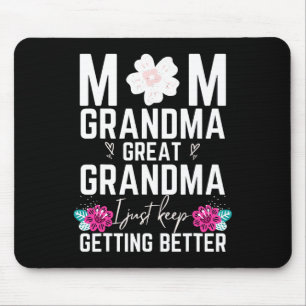 Mum Grandma Great-grandma Christmas Gifts Birthday Mouse Mat