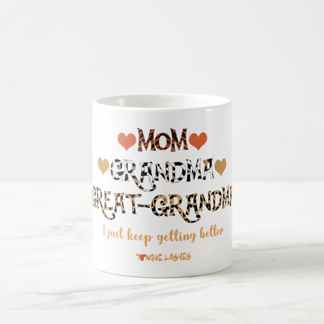Mum Grandma Great-Grandma Coffee Mug (Center)