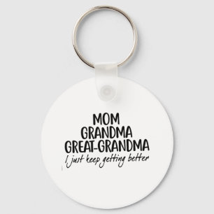 Mum Grandma Great-Grandma Mothers Day Key Ring