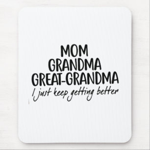 Mum Grandma Great-Grandma Mothers Day Mouse Mat