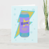 Mum Happy Birthday Energised Power Love Caffeine