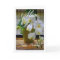 Mum, Happy Birthday, White Orchids Card