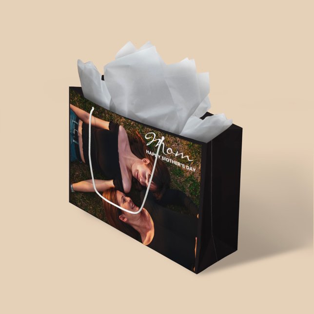 Mum-Happy Mother’s Day My Best Friend Photo Large Gift Bag (Creator Uploaded)