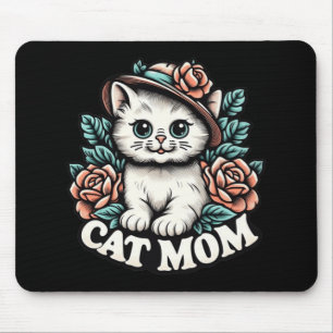 Mum Happy Mothers Day For Cat Lovers Family Matchi Mouse Mat