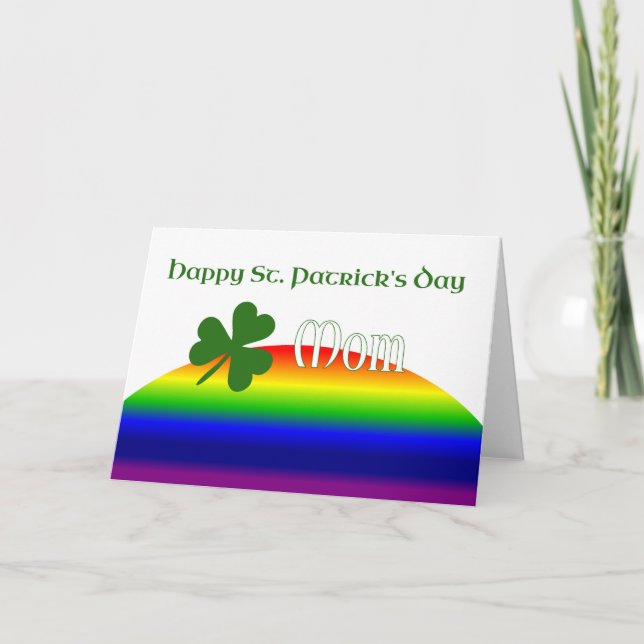 Mum Happy St. Patrick's Day Card (Front)