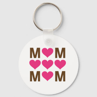 Mum Heart Cross - 2.25" Basic Button Keychain