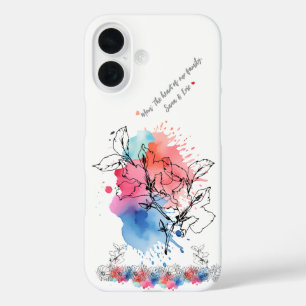 Mum, Heart of Family Custom Photo Gift iPhone 16 Case
