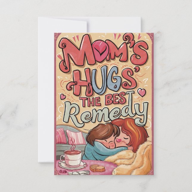  "Mum, Heart of Our World" greeting cards (Front)