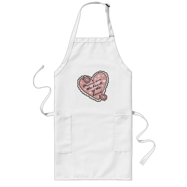Mum Heart of the Home Long Apron (Front)