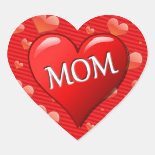 Mum Heart Sticker