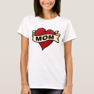 Mum Heart Tattoo T-shirt