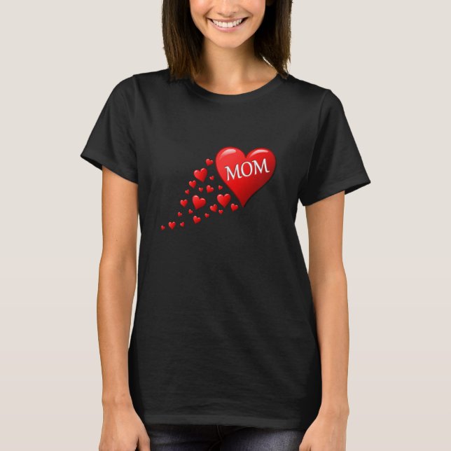 Mum Hearts T-Shirt (Front)