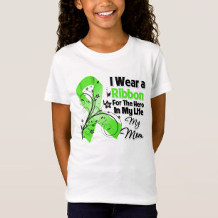 Mum Hero in My Life Lymphoma Ribbon T-Shirt