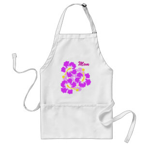 Mum Hibiscus Flower Apron