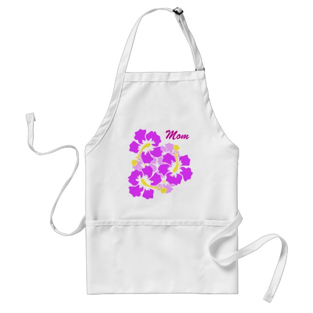Mum Hibiscus Flower Apron (Front)