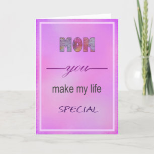 Mum Holiday Card