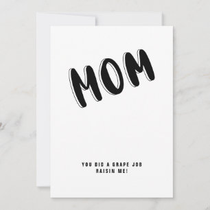 Mum Humour Funny Mothers Day Sayings Quotes Card